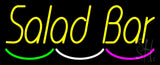 Yellow Salad Bar Neon Sign 13" Tall x 32" Wide x 3" Deep
