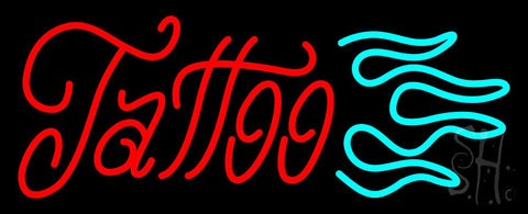 Cursive Tattoo Logo Neon Sign 13