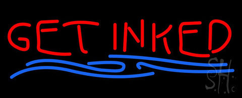 Red Get Inked Neon Sign 13
