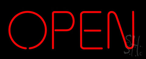 Open - No Border Neon Sign 13