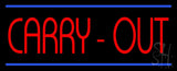 Carry-Out Neon Sign 13" Tall x 32" Wide x 3" Deep