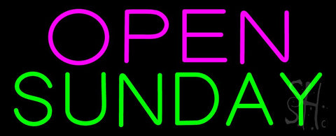 Open Sunday Neon Sign 13