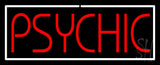 Psychic White Border Neon Sign 13" Tall x 32" Wide x 3" Deep