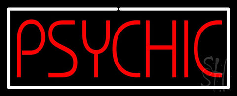 Psychic White Border Neon Sign 13