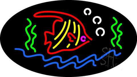 Fish Logo Animated Neon Sign 17