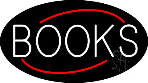 Deco Style Books Animated Neon Sign 17
