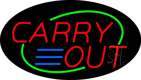 Carry Out Animated Neon Sign 17