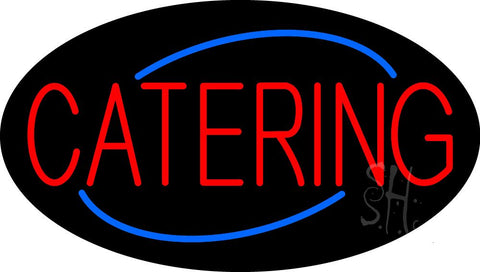 Deco Style Red Catering Animated Neon Sign 17