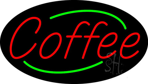 Deco Style Red Coffee Animated Neon Sign 17