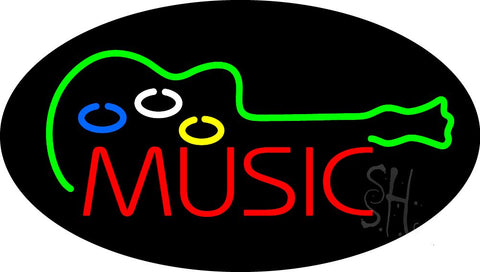 Music Logo Flashing Neon Sign 17