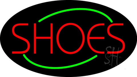 Deco Style Shoes Flashing Neon Sign 17