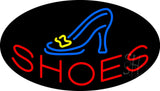Shoes Flashing Neon Sign 17" Tall x 30" Wide x 3" Deep