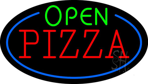 Open Pizza Animated Neon Sign 17