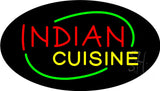 Indian Cuisine Animated Neon Sign 17" Tall x 30" Wide x 3" Deep