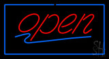 Open Animated Neon Sign 20" Tall x 37" Wide x 3" Deep