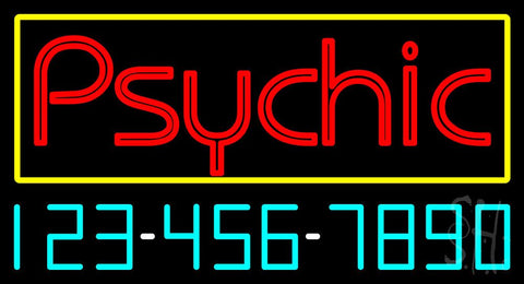 Psychic with Phone Number Neon Sign 20