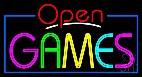 Open Games Neon Sign 20