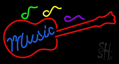 Music Guitar Neon Sign 20