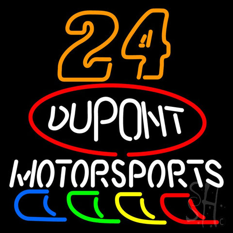 24 Jeff Gordon Dupont Motorsports Neon Sign 24