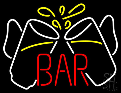 Bar Glasses Neon Sign 24