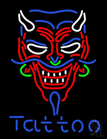 Devil Tattoo Neon Sign 24