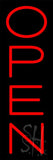Open Neon Sign 24" Tall x 8" Wide x 3" Deep