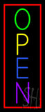 Open Multi Neon Sign 32" Tall x 13" Wide x 3" Deep
