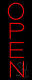 Open Vertical Neon Sign 32" Tall x 13" Wide x 3" Deep