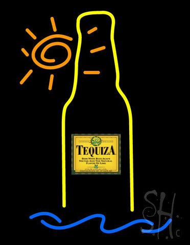 Tequiza Tropical Sun Bottle Neon Sign 31