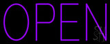 Open Purple Neon Sign 13" Tall x 32" Wide x 3" Deep