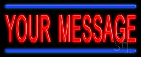 Custom Blue Lines Neon Sign 13