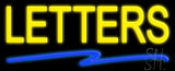 Custom Swish Line Neon Sign 13" Tall x 32" Wide x 3" Deep