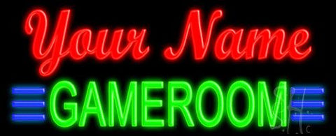 Custom Green Game Room Neon Sign 13