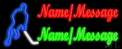 Custom Hockey Player Neon Sign 13