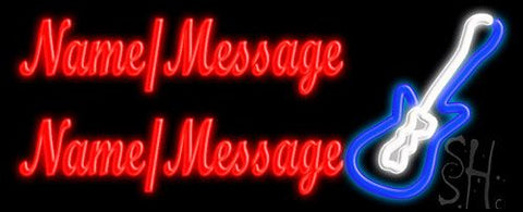 Custom Electric Guitar Neon Sign 13