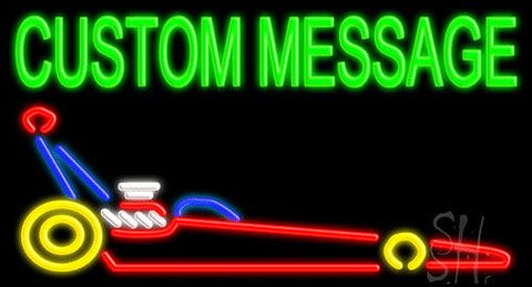 Custom Dragster Car Neon Sign 20