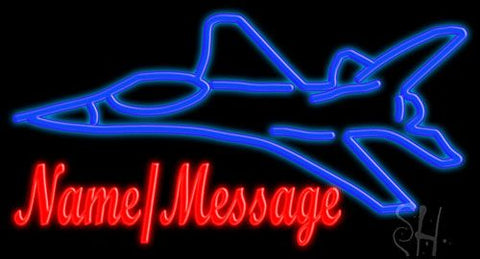 Custom Fighter Plane Neon Sign 20