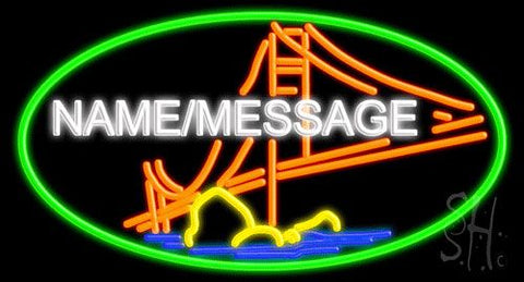 Custom Bridge Oval Neon Sign 20