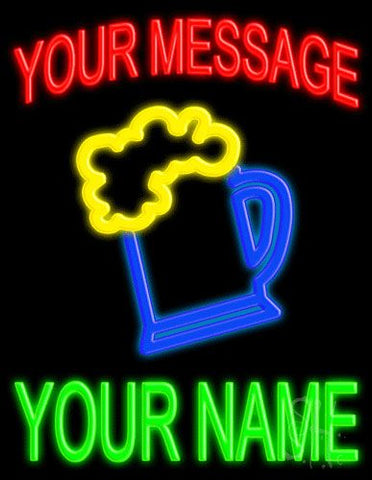 Custom Beer Mug Logo Neon Sign 31