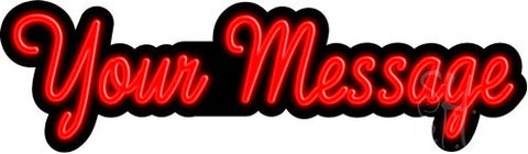 Custom Cursive Neon Sign 13