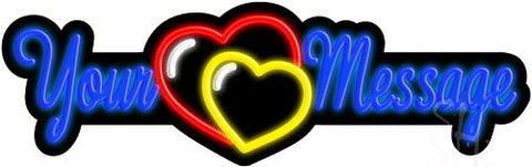 Custom Heart Neon Sign 13