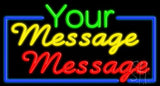 Custom Multicolored Neon Sign 20" Tall x 37" Wide x 3" Deep