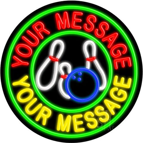 Custom Bowling Green Circle Neon Sign 26