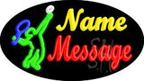 Custom Tennis Animated Neon Sign 17" Tall x 30" Wide x 3" Deep
