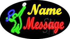 Custom Tennis Animated Neon Sign 17
