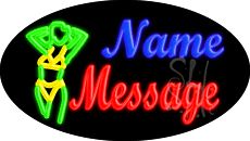 Custom Girl Animated Neon Sign 17