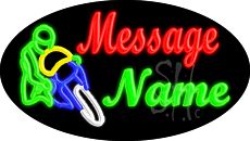 Custom Bike Ride Animated Neon Sign 17