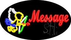 Custom Angel With Bow And Arrow Animated Neon Sign 17