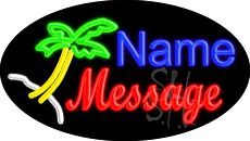 Custom Palm Tree Logo 1 Animated Neon Sign 17
