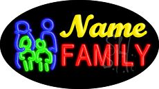 Custom Family Animated Neon Sign 17